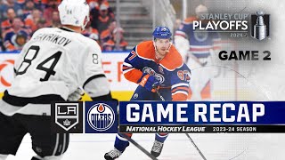 Gm 2 Kings  Oilers 424  NHL Highlights  2024 Stanley Cup Playoffs [upl. by Hennie]