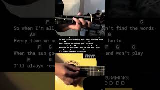 Always Remember Us This Way  Lady Gaga  Easy Guitar Chords Tutorial For Beginners guitarlesson [upl. by Dorey]