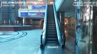 Turned Off 2000s OTIS Escalators at Kelapa Gading Hypermall Jakarta [upl. by Adiaroz]