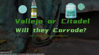 Best Paint for Metal Corrosion Effect Vallejo or Citadel [upl. by Talanta91]