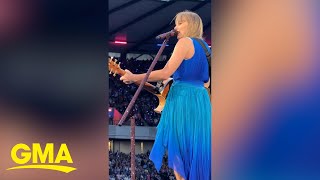 Taylor Swift stops concert to help a fan in distress [upl. by Nanine914]