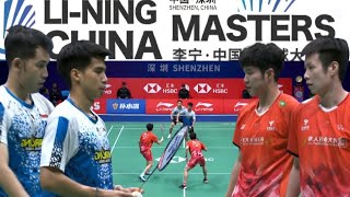 GutamaIsfahani INA VS HeRen CHN  Semifinals Li Ning China Masters Badminton 2024 [upl. by Einal126]