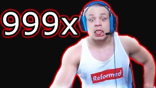 Tyler1 screaming because of Blood Rush 999x speed meme [upl. by Graybill234]