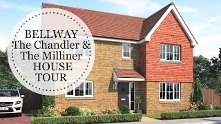 BELLWAY THE CHANDLER amp THE MILLINER HOUSE TOUR NEW BUILD SHOWHOUSE [upl. by Neerac514]