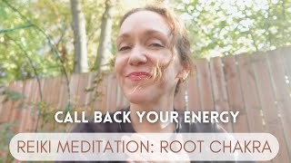 Ground amp Release Stress Reiki to Balance Your Root Chakra reikihealing rootchakrameditation [upl. by Meelas]