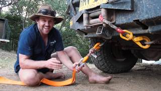 Roadsafe 4wd Soft Shackle review by Australian Naturalist Bill Collett [upl. by Sonya]