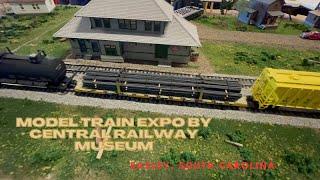 EASLEY TRAIN SHOW  MODEL TRAIN EXPO BY CENTRAL RAILWAY MUSEUM [upl. by Nwahsem]