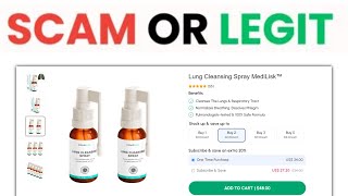 Is Medilisk Lung Cleansing Spray Legit Or Scam  ALL RED FLAGS 2024 [upl. by Eaned853]