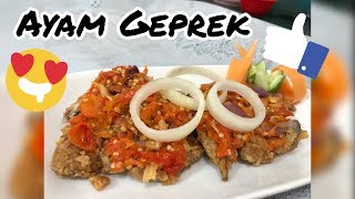 Cara Masak Ayam Geprek  RESEP RAHASIA TEPUNG TERIGU SERBAGUNA [upl. by Thorndike53]