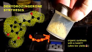 Synthesis of Dehydrozingerone  Organic Synthesis ENG [upl. by Langsdon]