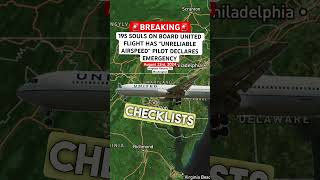 195 SOULS ON BOARD UNITED FLIGHT HAS “UNRELIABLE AIRSPEED” PILOT DECLARES EMERGENCY shorts [upl. by Zucker655]