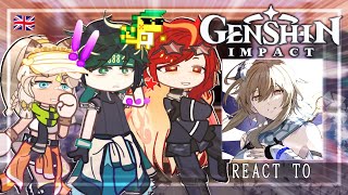 Natlan react to the Traveler  Aether amp lumine  Genshin Impact  Gacha Club [upl. by Nohshan]