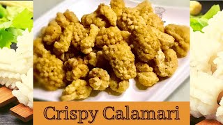 Deep Fried Calamari Recipe  Calamar Croustillant  Soft Inside amp Crispy Outside  Easy Squid Recipe [upl. by Liz]