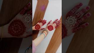 Mehndi designsEasy and simple tikki design mehndishortsviral shortvideo [upl. by Juley]