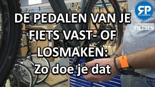 DE PEDALEN VAN JE FIETS VERVANGEN Zo doe je dat [upl. by Ainoet909]