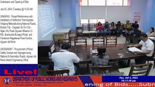 DPWH Agusan del Norte District Engineering Office Live Stream [upl. by Kittie832]