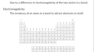 Electronegativity and Bond Polarity  Chemistry Tutorial [upl. by Cosenza]