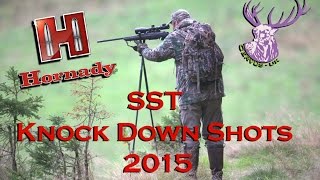 HORNADY SST KNOCK DOWN SHOTS 2015 [upl. by Zonnya]