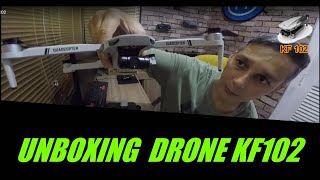 UNBOXING  DRONE KF 102 [upl. by Simon]