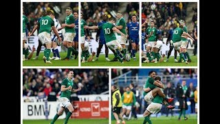 Irish Rugby TV 41 Phases  Johnnys Drop Goal In Paris [upl. by Beata]