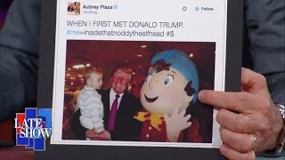 That Time Aubrey Plaza Met Donald Trump [upl. by Eeladnerb]