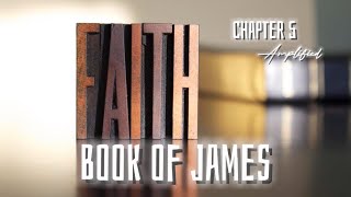 Bible Read Book of James Audible with Captions Chapter 5  Amplified Version [upl. by Fleck]