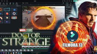 Doctor Strange effects With FILMORA 13 Tutorial [upl. by Demona542]