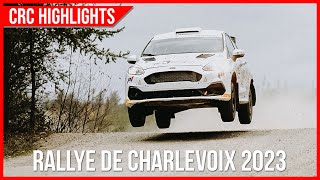 CRC Highlights Rallye Charlevoix 2023 [upl. by Mungovan]