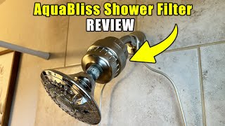 How To Install AquaBliss Shower Filter [upl. by Itnahsa]