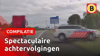 HEFTIGE ACHTERVOLGINGEN voor de POLITIE in 2023  Omroep Brabant [upl. by Yesnnyl]