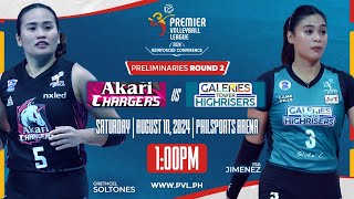 AKARI vs GALERIES TOWER  Full Match  Preliminaries  2024 PVL Reinforced Conference [upl. by Bubb]