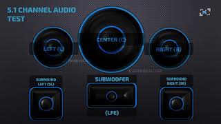 51 Channel Audio Test [upl. by Yesiad]