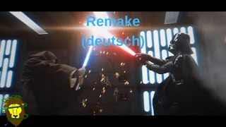 Obi Wan vs Darth Vader remake deutsch  lukalöwe [upl. by Sidras]