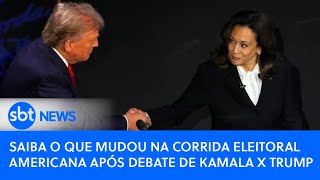 Saiba o que mudou na corrida eleitoral americana após debate de Kamala x Trump [upl. by Hairabez]