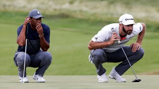 Tiger Woods vs Dustin Johnson Match  First Round US Open 2020 [upl. by Sissie]