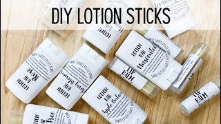 How to Make Lotion Sticks amp Homemade Lip Balm [upl. by Eta]