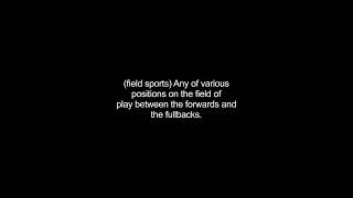 halfbacks video Dictionary meaning and pronunciation [upl. by Batsheva409]