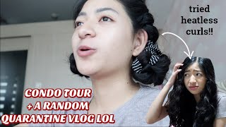 CONDO TOUR  RANDOM QUARANTINE VLOG  Aulie Secerio [upl. by Isus]