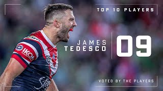 No 9 James Tedesco Fullback Roosters  NRL Top 10 Players 2023 [upl. by Olympie]