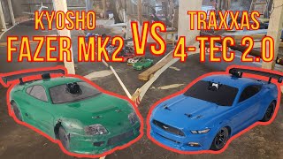 Kyosho Fazer Mk2 VS Traxxas 4Tec 20  Can I OVERTAKE him [upl. by Faulkner977]