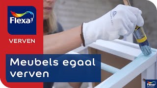 Meubels verven tips voor een egaal resultaat  Flexa [upl. by Gnoud]