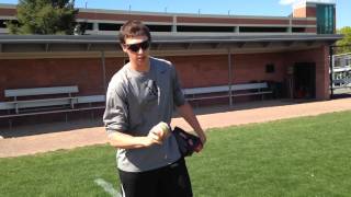 Tad Barton Splitfinger fastball demonstration [upl. by Laney177]