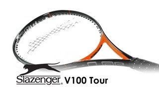 Slazenger V100 Tour Racquet Review [upl. by Martell]