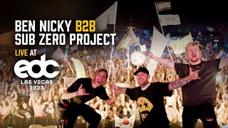 Ben Nicky b2b Sub Zero Project  Live at EDC Vegas 2023 FULL SET [upl. by Dorman]