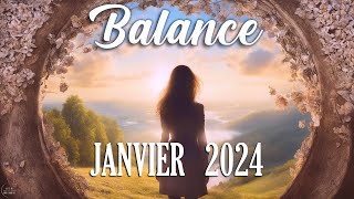 ♎ BALANCE  JANVIER 2024  quot BONNE NOUVELLE quot [upl. by Eibrik343]