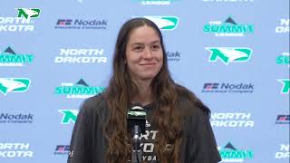 UND Volleyball  Elizabeth Norris Weekly Press Conference  92324 [upl. by Eilis178]