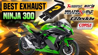 Kawasaki Ninja 300 Exhaust Sound 🔥 ReviewUpgradeModsModifiedFlybyAkrapovicSCProjectArrow [upl. by Zeuqirdor]