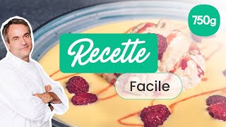 Recette facile  île flottante framboises et verveine  750g [upl. by Lleznod585]