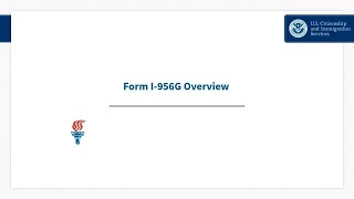 Overview of Form I956G Regional Center Annual Statement [upl. by Sidoeht53]