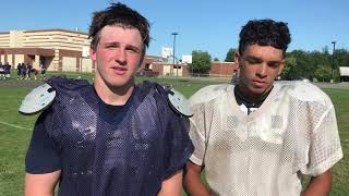 2019 Varsity 845 Football Gunnar Meland and Kenny Holland [upl. by Reggi]